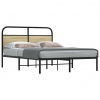 vidaXL Posteľný rám bez matraca 120x190 cm dub sonoma kompozitné drevo - Hnedá - 224369-242278