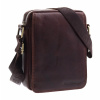 Pánska kožená crossbody taška Sendi Design B-52006 hnedá