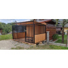 Voliéra pre psa série BLACK-LINE 4x2m