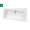 BESCO INFINITY 170 x 110cm pravá vaňa asymetrická, akrylátová, biela lesklá, #WAI-170-NP