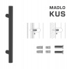 MPkovania FT - MADLO kód K00 Ø 35 mm SP ks Rozteč madla: 800 mm, Rozmer profilu madla: Ø 35 mm, Dĺžka: 1000 mm