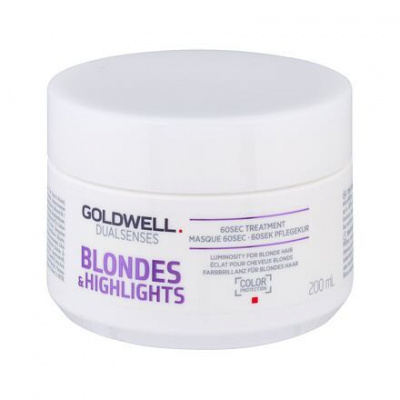 Goldwell Dualsenses Blondes & Highlights 60 Sec Treatment maska pro blond a melírované vlasy 200 ml pro ženy
