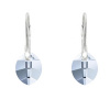 For You Náušnice Swarovski elements List 14 mm modré BLUE SHADE - 264