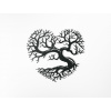 drevko Drevený Strom života v tvare srdca Rozmer obrazu: 44,5 x 49 cm, Zvoliť dekor: Dub Jasný