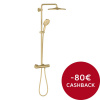 GROHE Rainshower Smartactive 310 Professional - Sprchový systém s termostatom na stenu, kartáčovaný Cool Sunrise 26836GN0