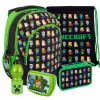 Školský batoh - Minecraft School Batchpack zahŕňal 5el. (Školský batoh - Minecraft School Batchpack zahŕňal 5el.)