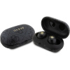 Guess True Wireless 4G PU Metal Logo BT5.3 Stereo Earphones čierne