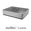 IsoTek V5 Elektra Strieborná (Cenovo najefektívnejší optimalizátor napätia svojho druhu, aký sa dá kúpiť za peniaze. Znižuje rádiové rušenie (RFI) o 55 dB.)