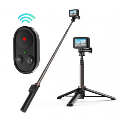 Selfie tyč Telesin pre smartfóny a športové kamery s diaľkovým ovládaním BT (TE-RCSS-001) 030319