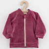 Dojčenská semišková mikina New Baby Suede clothes ružovo fialová 68 (4-6m)