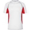 James&Nicholson Pánske funkčné tričko JN391 White M
