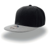 Atlantis Headwear Kšiltovka Snap Back, 6 panelová COT33208098199-black/grey Černá/šedá UNI
