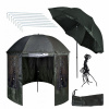 RYBÁRSKY PARASOL STAN NA RYBY VODOTESNÝ ZELENÝ PRE RYBÁRA 240 cm