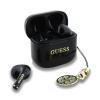 Guess – štýlové bezdrôtové slúchadlá s ikonickým logom, čierne