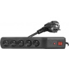 PRODLOUŽENÍ UN SURGE PROTECTOR AL3 5 ZÁSUVEK 1,5M ČERNÁ (1 KS)