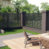 zahrada-XL Lamelový plot, WPC 180x180 cm, sivý 318107