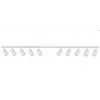 BERGE LED stropné bodové svietidlo VIKI-L - 10xGU10 - biele