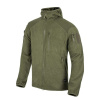 Helikon-Tex Alpha Hoodie Grid Fleece - Mikina, Olive Green - 3XL