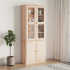 zahrada-XL Sklenená vitrína ALTA 77x35x186,5 cm masívna borovica 353949