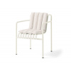 HAY Textilný podsedák Palissade Dining Armchair Soft Quilted Cushion, cream white