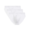 Pánske tangá 3 pack 1582 white - Atlantic Bílá XL