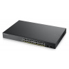 Zyxel GS1900-24HP v2 26portový gigabitový webový inteligentný PoE prepínač, 24x gigabitový RJ45, 2x SFP, rozpočet PoE 1 GS190024HPV2-EU0101F