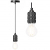 Toolight Toolight, závesná stropná lampa 1xE27 APP342-1CP, čierna, OSW-08409