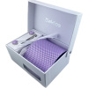 Luxusný set fialový - Kravata, vreckovka do saka, manžetové gombíky, viazanková spona v darčekovom balení