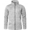 Promodoro Pánska pletená fleecová bunda E7720 Heather Grey XXL