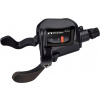 Řazení MICROSHIFT MARVO, levé, 3-rychlostní, kompatibilní se Shimano, Xpress Trigger, Optický indikátor převodu (NOVINKA)