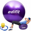 EDIFIT Gymnastická lopta na cvičenie fitness jogy a pilates + pumpička 75 cm