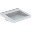 Geberit Selnova Comfort Square umývadlo 55x52.5 cm obdĺžnik klasické umývadlo pre zdravotne postihnutých biela 500.787.01.7
