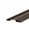 Cezar - PVC obklad ventilačný panel 10cm L = 3,00 m Hnedá Jednotná farba Farba: Hnedá, povrch: Matný, Príslušenstvo: Stenové panely