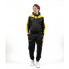 TUTA ROMA CON CAPPUCCIO POLARFLEECE NERO/GIALLO Tg. 3XS