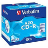 VERBATIM CD-R(10-Pack)Jewel/Crystal/DLP/52x/700MB 43327