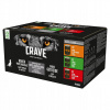 CRAVE bezobilné vlhké krmivo pre psa mix príchutí v paštéte, konzerva 6x400 g