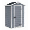 Záhradný domček Keter MANOR 4 x 3 sivý, s podlahou, 610141