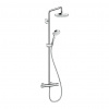 Hansgrohe Croma Select S - Showerpipe 180 2jet s termostatom, biela/chróm 27253400