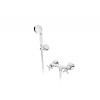F-Design Lacrima, nástenná sprchová batéria s ručnou sprchovou sadou, chróm lesklý, FD1-LRA-77-11