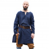 Outfit4Events Středověká lněná tunika, tmavě modrá