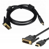 APT KABEL HDMI 19PIN-DVI 2M ZLATÁ