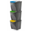 OSTATNÍ Koše odpadkové, 3 x 25 l, SORTIBOX IKWB25S3 405U