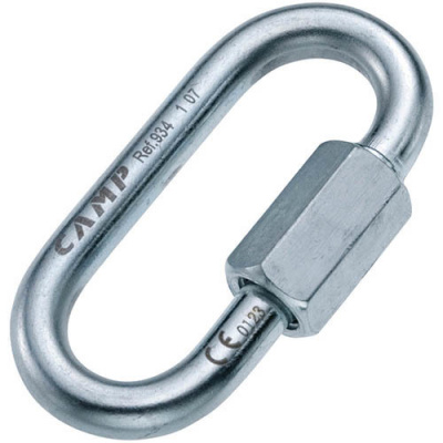 Camp OVAL QUICK LINK 8mm zinc plated steel strieborna