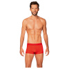 Obsessive - priesvitné boxerky po bokoch (červené) - L/XL