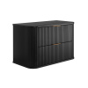 Elvisia Skrinka pod umývadlo ELEGANCE Black | 80 cm