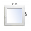 Plastové okno 1200x800 OS pravé ALUPLAST - Trojsklo