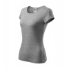 MALFINI® Tričko dámske Pure tmavosivý melír Veľkosť: XL 1221216