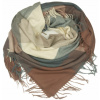 Šatka - Béžová, čierna, ECRU, šedá, viacsekorovaná šálka (Churped Grille Caramel/Grey/Ecru 65 L)