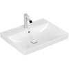 VILLEROY & BOCH Avento závesné umývadlo s otvorom, s prepadom, 600 x 470 mm, biela alpská, 41586001