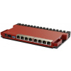 MikroTik L009UiGS-RM, ARM CPU, 512MB RAM, 8x GbE, PoE in/out, SFP, USB 3.0, L5